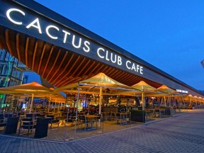 The Cactus Club restaurant in Vancouver's Coal Harbour.
