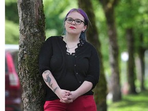 Samantha Grey, spokesperson for the Vancouver Rape Relief and Women's Shelter in Vancouver, BC., April 27, 2016. They are speaking out about ads soliciting sex for free rent which have turned up on Craigslist during the past year or two, taking advantage of high rents and low availability.