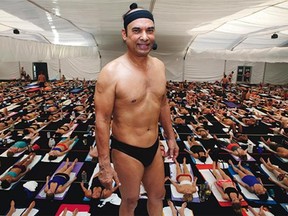 Vancouver woman Jill Lawler is among six women who have filed sexual assault complaints against Bikram Choudhury, the founder of Bikram yoga. This photo, taken from Choudhury's website, was taken in Montreal.