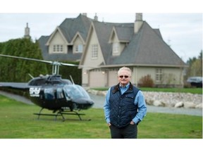 Realtor Danny Evans hopes to sell a $5.8-million home in Langley to a buyer with deep pockets. It’s likely that buyer will commute to and from Vancouver via helicopter.