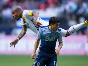 LA Galaxy midfielder Nigel de Jong said the BC Place surface was "good" after playing on it for the first time on Saturday night. THE CANADIAN PRESS/Darryl Dyck