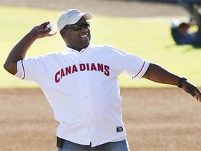 Blue Jays minor league instructor Tim Raines, a Montreal Expos legend, was back in Vancouver this week as part of a contingent renewing the Toronto MLB team's association with the Single A Short Season Canadians.