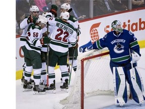 The Canucks have had plenty of breaks go their way this season. When the Wild's fourth goal went in off Chris Tanev's stick in thd 2nd, you knew the home team was done.
