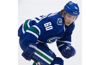 Markus Granlund made his Canucks debut on Thursday, recording an assist.