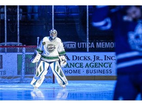 Joe Cannata stopped all 33 Marlies shots to send the American Hockey League’s top offensive team off with their first shutout loss of the season.