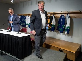 Vancouver Canucks general manager Jim Benning has no choice but to weather this stormy patch his team is going through and work toward a brighter future. ‘There’s no other way to do it,’ he said. ‘We have to draft well, develop well and trade well.’