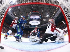 That thing where the puck goes in the net hasn't been happening much for the Canucks at Rogers Arena this season — and their mere 13 home wins have been the result.