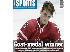 The Province Sports back page for Sunday, January 3rd.