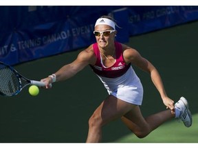 Jelena Ostapenko at the 2015 Odlum Brown VanOpen tennis tournament. The event's major underwriter says the tournament is no more.