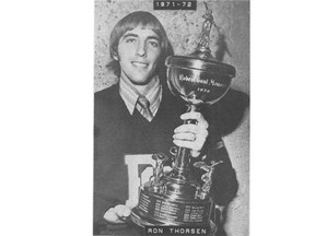 Star point guard Ron Thorsen in 1972, the only UBC Thunderbirds basketball player to have ever been drafted by the NBA. — UBC photo