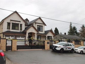 Surrey RCMP went to this home after receiving a call about a disturbance.    — Shane MacKichan/for PNG