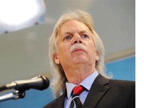 B.C. Teachers' Federation president Jim Iker during the 2014 labour dispute between the government and teachers.