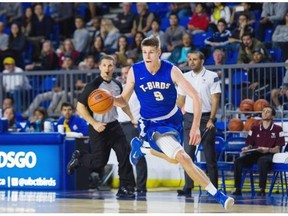 UBC Thunderbirds UBC Thunderbirds’ Conor Morgan has his game back in high gear after a tune-up at home in Victoria.   Richard Lam/UBC athletics