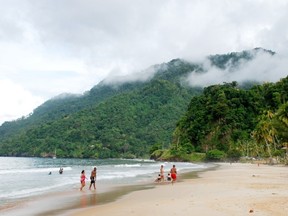 The beach at Maracas Bay is among the most spectacular in Trinidad and Tobago. Maracas Bay is reached by driving along a nail-biting, narrow, hillside road built by the U.S. army. It’s also a great place to sample rum and local cuisine, including a shark sandwich — the key ingredient for which is caught just offshore.