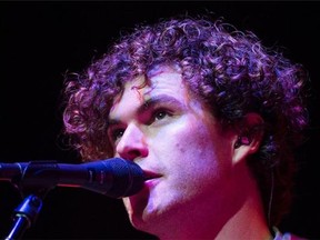 Vance Joy performs in concert at the Orpheum theatre, Vancouver, January 12 2016.