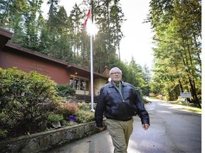 Mayor Ralph Drew outside of the Belcarra village hall on March 16, 2016. The village council is passing a bylaw requiring that all business done with the village be done in English. Property owners would also be required to provide contact information beyond what's currently required in the Land Title Act.