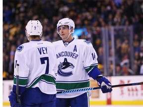 At 34 years old, Alex Burrows should be trade bait.  — Getty Images files