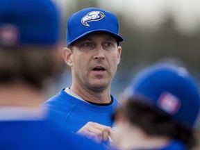 New UBC baseball skipper Chris Pritchett loves the buy-in from his NAIA West-hosting 'Birds. (Bob Frid, UBC athletics)