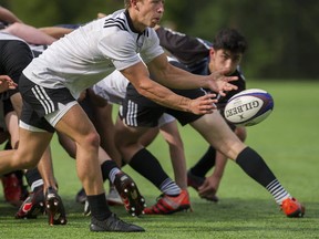 Elgin Park's senior varsity is led by BC Under-17 scrum half Jessen Gibbs. (Gerry Kahrmann, PNG photo)