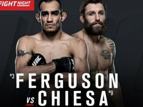 Lightweights Tony Ferguson and Michael Chiesa will throw down in the main event of the UFC's first trip to South Dakota later this summer.