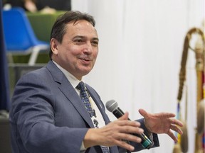 Assembly of First Nations National Chief Perry Bellegarde says First Nations have a veto of resource development in Canada that the federal government must endorse. Others disagree. — The Canadian Press