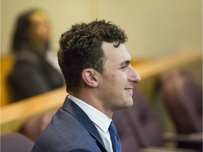 Former Browns quarterback Johnny Manziel, pictured in a file photo from May, reported he was involved in a hit-and-run crash this week.