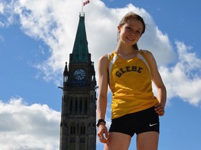 Alison Pouw of Ottawa's Glebe Collegiate is ready to climb some west coast hills next season at UBC. (Jennifer Tomlinson photo)