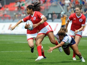 Magali Harvey was one of several stars in Canada's win over Ireland on Saturday.