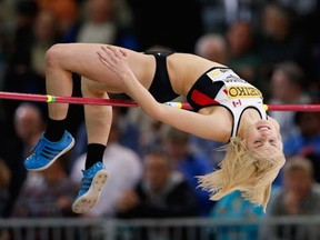 It's hard not to flip for our Head of the Class alum Georgia Ellenwood, who finished top five in the heptathlon at last week's NCAA Div. 1 track and field championships for the Wisconsin Badgers. (Getty Images photo)