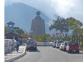 La Mitad del Mundo is the official equator promoted by the Ecuadorian government. Michael McCarthy
