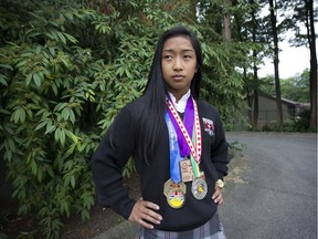 In the 20 months since an horrific car crash, St. Thomas Aquinas and Capilano Wrestling Club member Karah Bulaqui has paved a decorated path.
