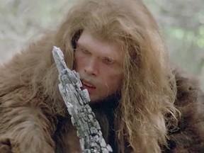 A scene from the 1981 film Quest for Fire, which showed early humans altering their environment.