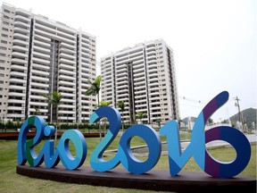 Preparations continue at the Olympic Athlete Village for the 2016 Rio Olympic Games as seen during a media tour of the venue on June 23, 2016 in Rio de Janeiro, Brazil.