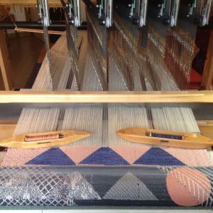 Weaving on a computer controlled Jacquard loom | Antipod