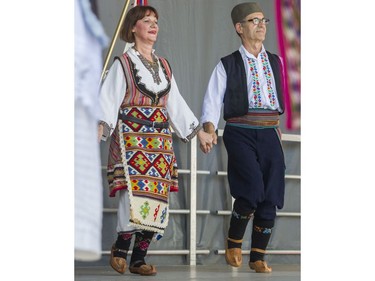 Traditional dancers perform at Greek Day on West Broadway in Vancouver, B.C., June 26, 2016.