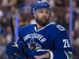 Chris Higgins of the Vancouver Canucks poses for his official