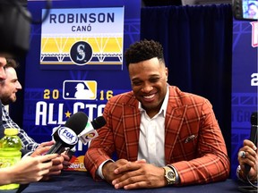 The Mariners All-Star second baseman meets with the media on Monday.