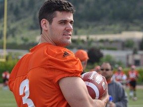 B.C. Lions kicker Richie Leone at the club's training camp in Kelowna. A year ago, Leone began his CFL career as a field-goal kicker by converting his first 12 attempts, which included a 56-yarder on the final play of regulation. He has tried just nine field goals this season, making six of them. — B.C. Lions files