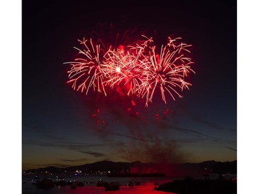 Team Australia competes in the  Honda Celebration of Light fireworks display, Vancouver, July 27 2016.