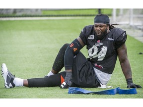 Khreem Smith, shown with the B.C. Lions in 2014, is gone but not forgotten.
