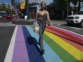 Natasha Adsit is an outspoken aboriginal trans woman who says issues that she faces are largely ignored by the greater at-large LGBTQ community. Adsit is pictured in Vancouver, BC Tuesday, July 26, 2016.