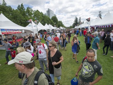 Thousands attend the annual Surrey Fusion Festival on Saturday, July 23, 2016, at Holland Park. The two-day event is a celebration of food, music and culture.