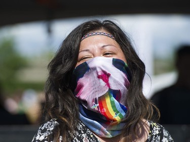 A woman dances as Ekau performs at FVDED in the Park.