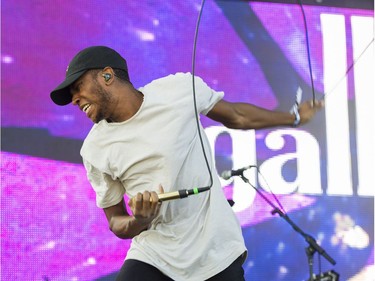 Gallant performs at FVDED in the Park.