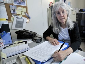 First Call BC Child and Youth Advocacy Coalition Provincial Co-ordinator Adrienne Montani in her Vancouver office in 2010. (Ward Perrin/PNG files)