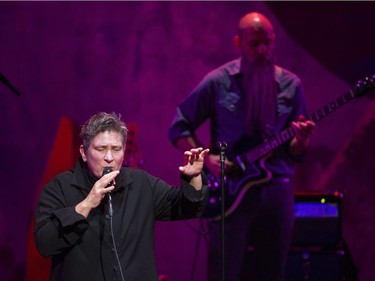 kd lang performs in concert at the Queen Elizabeth Theatre in Vancouver on June 29, 2016.