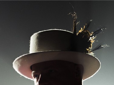 Lead singer Gord Downie on stage for the first concert of the Tragically Hip's final tour at the Save On Foods Memorial Centre in Victoria on Friday night.