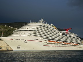 Carnival Vista, shown here on her maiden voyage, is getting a sister in 2018 named Carnival Horizon. Photo: Andy Newman/ Carnival Cruise Line.