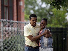This image released by Roadside Attractions shows Tika Sumpter, right, and Parker Sawyers in a scene from &ampquot;Southside With You.&ampquot; (Pat Scola/Miramax and Roadside Attractions via AP)