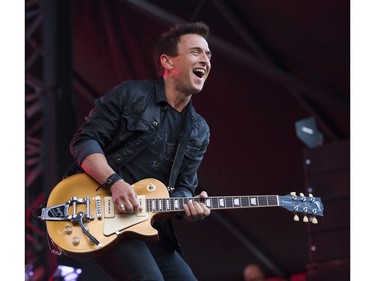 Colin James performs on the main stage of the Burnaby Blues + Roots Festival.